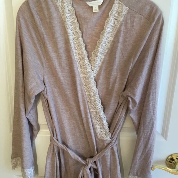 NWOT Charter Club Women’s Knit Wrap Robe Sz L - Picture 4 of 9